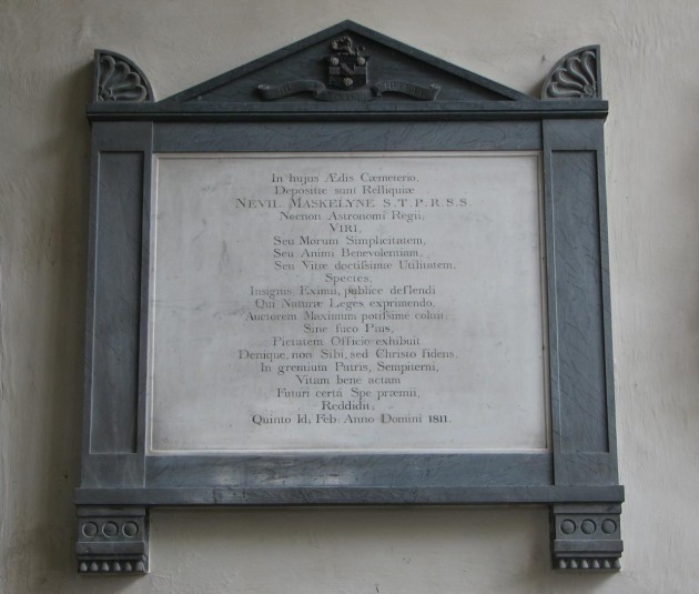 Maskelyne tablet, Purton Church_1