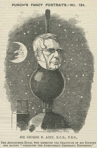 George Airy (Punch's Fancy Portraits, 5 May 1883)