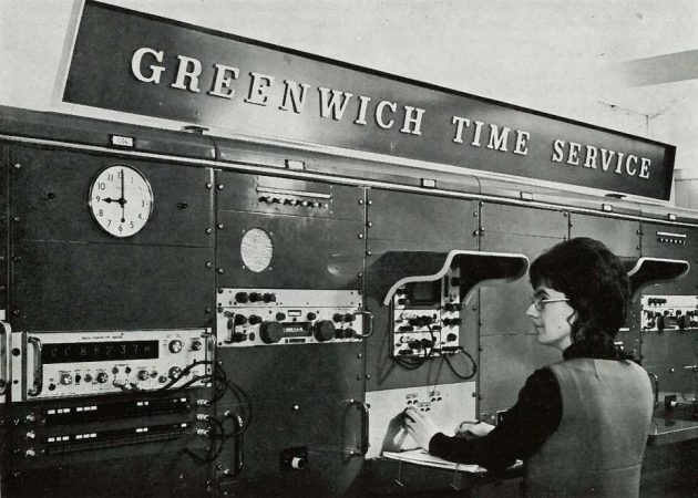 Greenwich Time Service Desk, c.1974