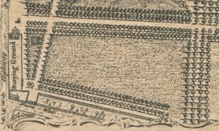 Greenwich Park (detail) from The London Magazine (1749)