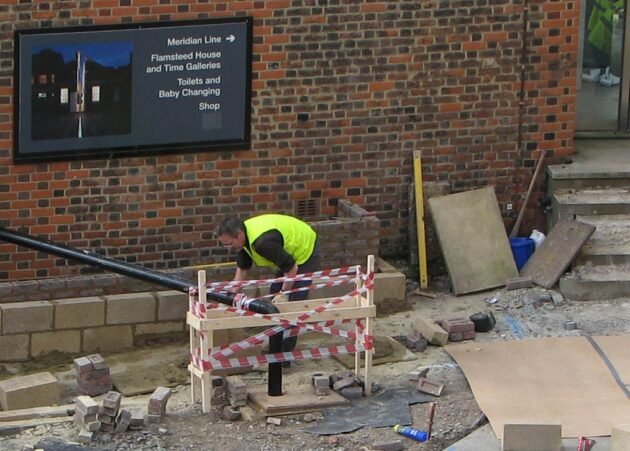 Royal Observatory Greenwich. Sextant House, detail, (2009)